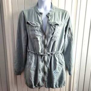 BKE Buckle Anorak Drawstring Jacket